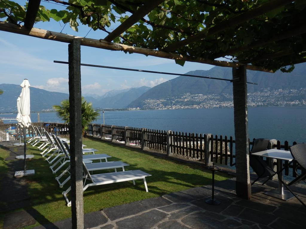 Luxerioeses Apartment 52 Viralago Mit Privatstrand Gambarogno Luaran gambar