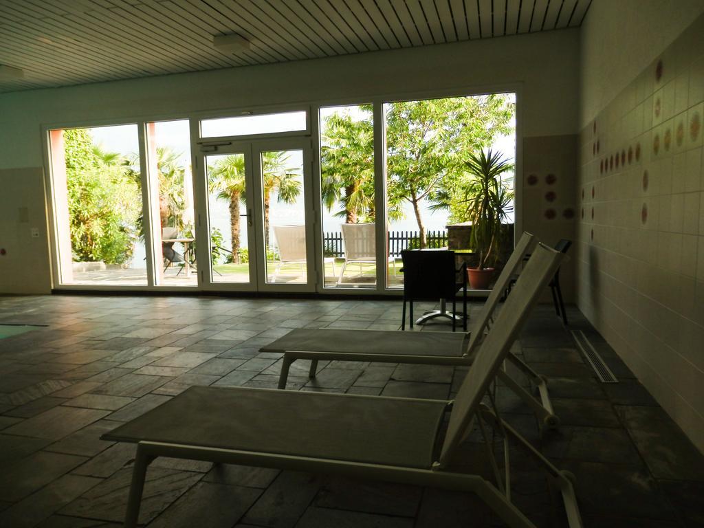 Luxerioeses Apartment 52 Viralago Mit Privatstrand Gambarogno Luaran gambar
