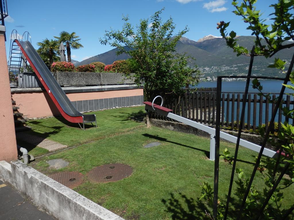 Luxerioeses Apartment 52 Viralago Mit Privatstrand Gambarogno Luaran gambar